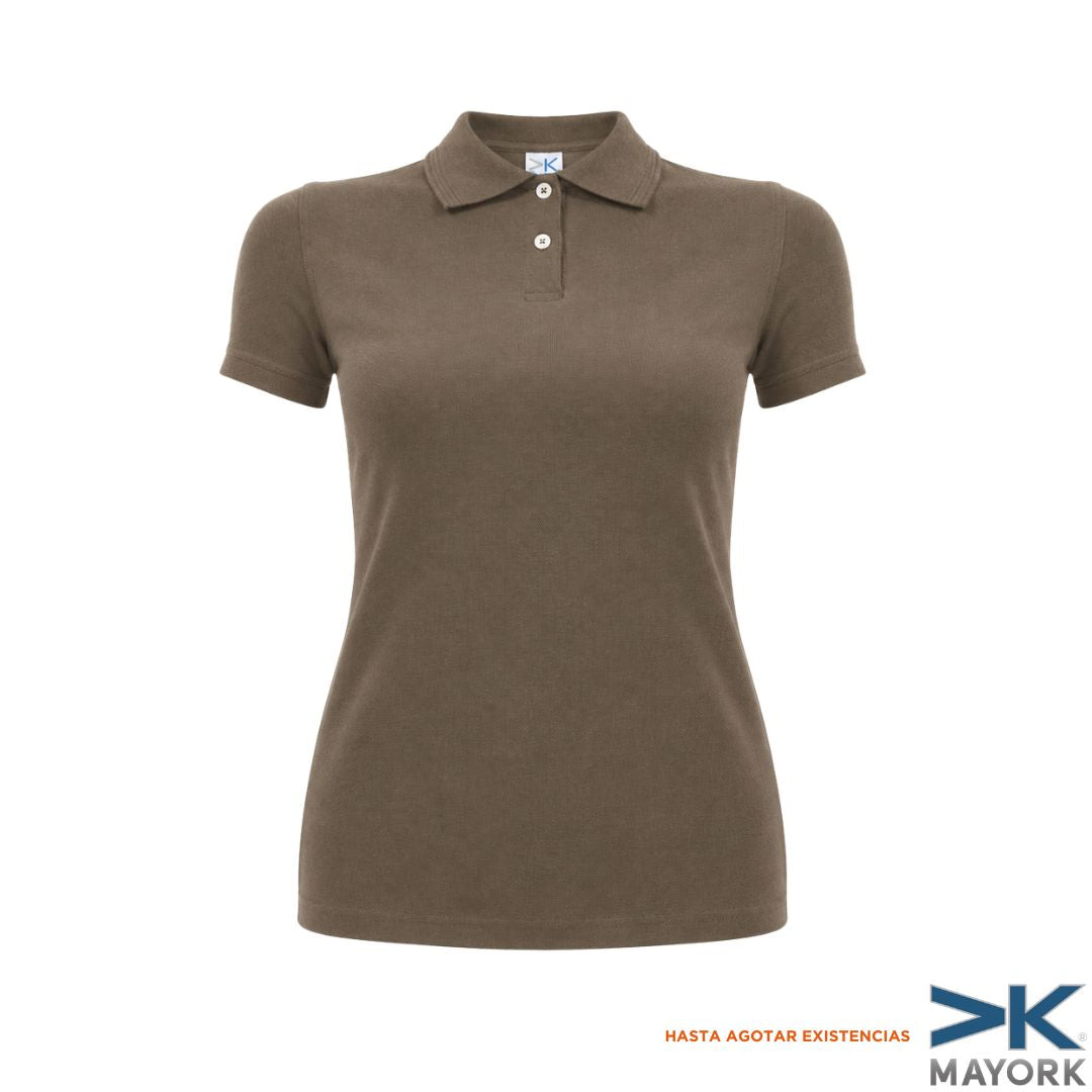 Polo dama Mayork MD700 Chocolate Jaspe