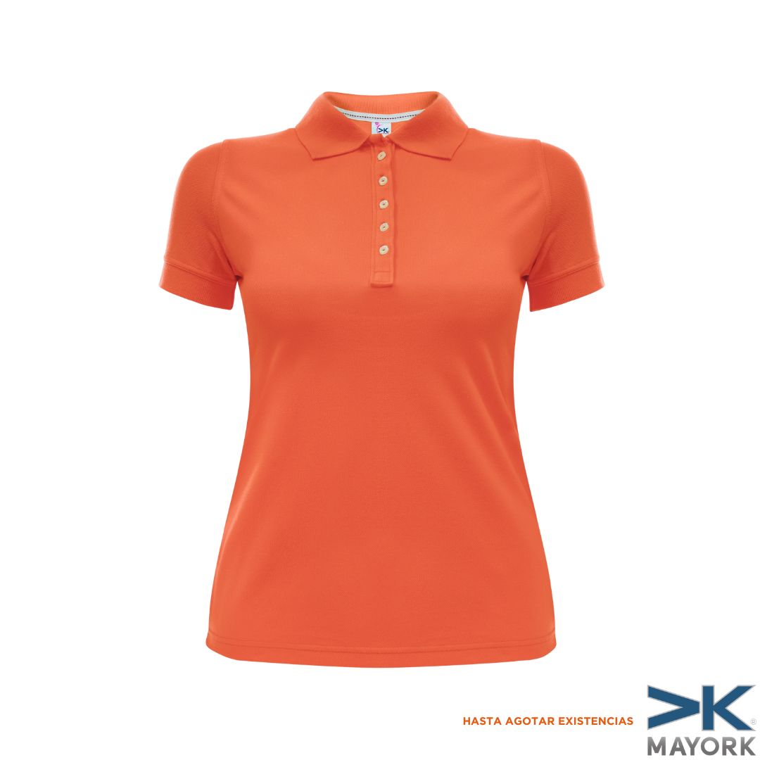 Polo dama Mayork MD790 Mandarina