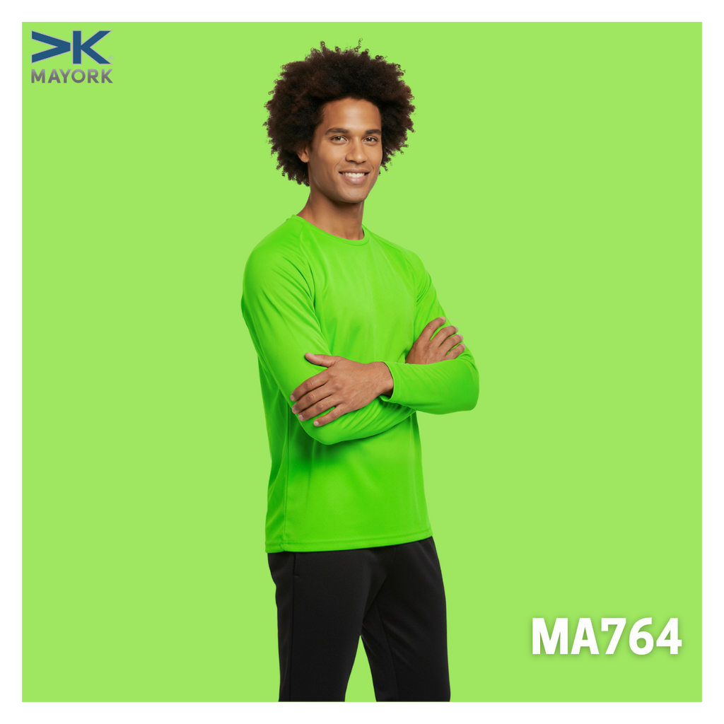 T-Shirt Dry Wear Manga Larga - Caballero